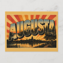 Augusta Maine Rivière Kennebec Parc du Capitole Ar