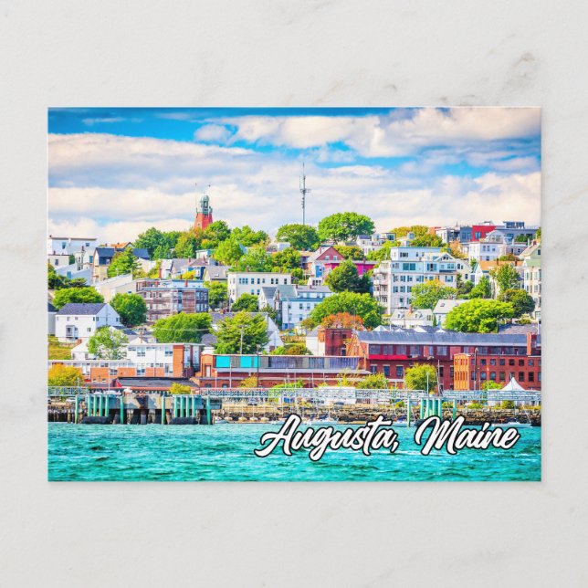 Carte Postale Augusta, Maine, USA (Devant)