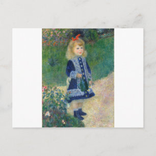 Carte Postale Auguste Renoir - Fille Avec Canne D'Eau