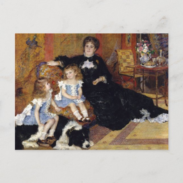 Carte Postale Auguste Renoir Madame Georges Charpentier (Devant)