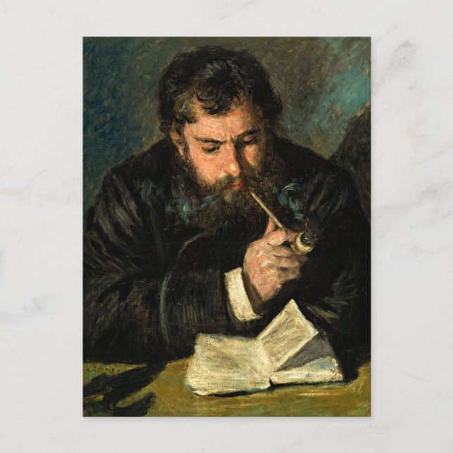 Carte Postale Auguste Renoir par Claude Monet (Devant)