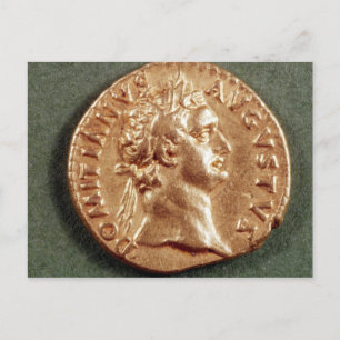 Carte Postale Aureus de Domitien