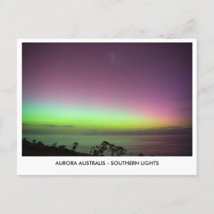 Carte Postale Aurora Australis - Southern Lights Night Sky