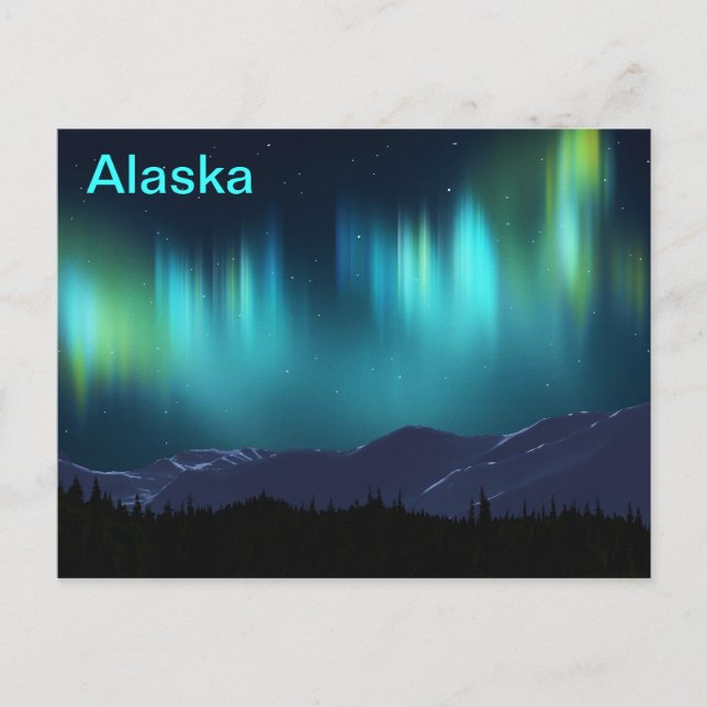 Carte Postale Aurora Borealis (Devant)