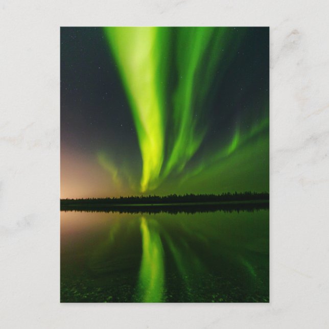 Carte Postale Aurora Borealis Lumières du Nord Islande (Devant)