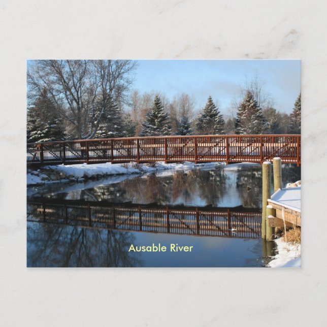 Carte postale Ausable River (Devant)