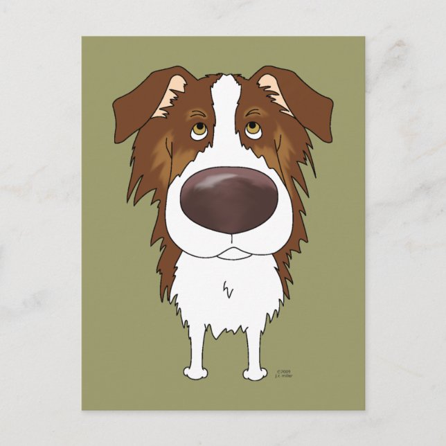 Carte Postale Aussies - Gros nez et cul (Devant)