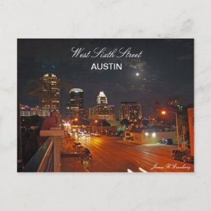 Carte postale Austin de la rue Ouest