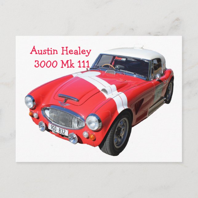 Carte postale Austin+Healey+3000+Mk+111 (Devant)