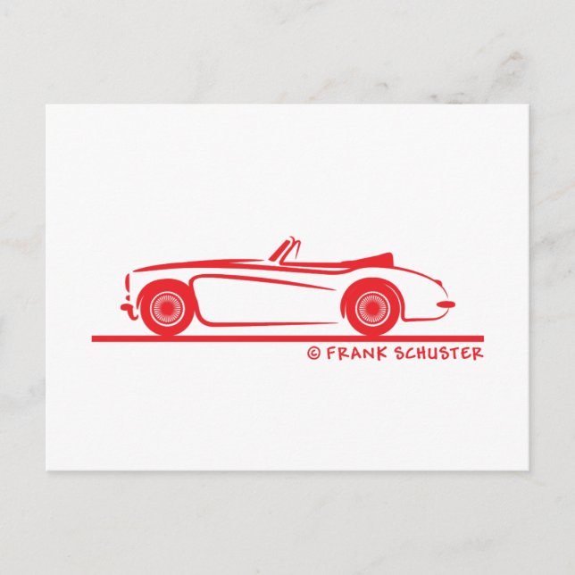 Carte Postale Austin Healey 3000 MK II (Devant)