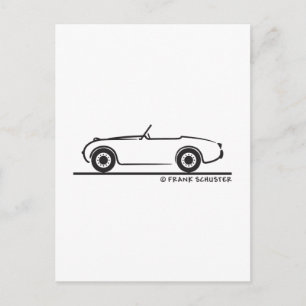 Carte Postale Austin Healey Sprite