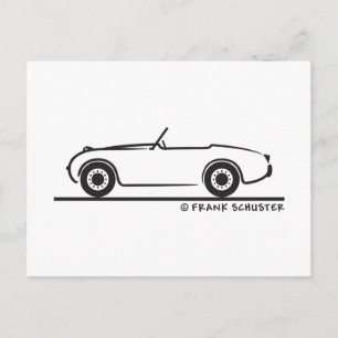 Carte Postale Austin Healey Sprite