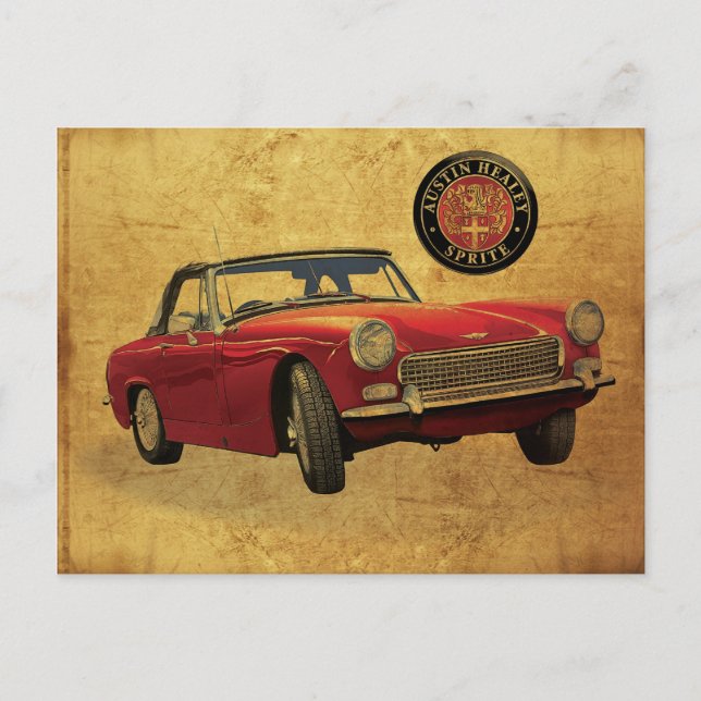 Carte Postale Austin Healey sprite (Devant)