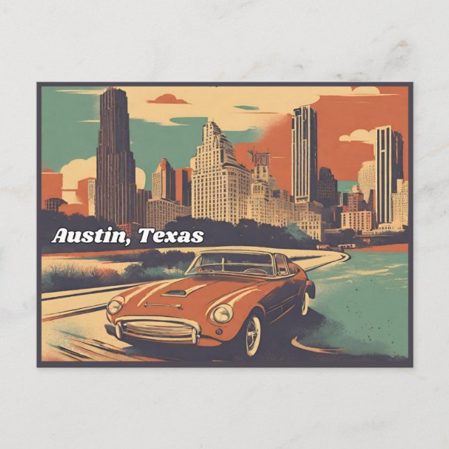Carte Postale Austin, Texas (Devant)