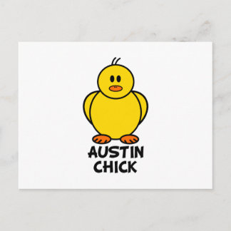 Carte Postale Austin Texas Chick