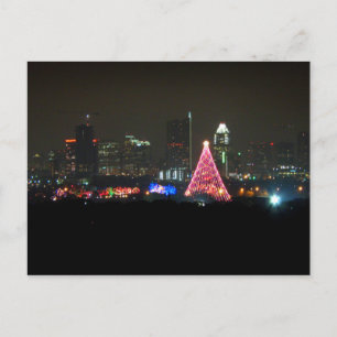 Carte Postale Austin Texas Christmas Trail of Lights Skyline