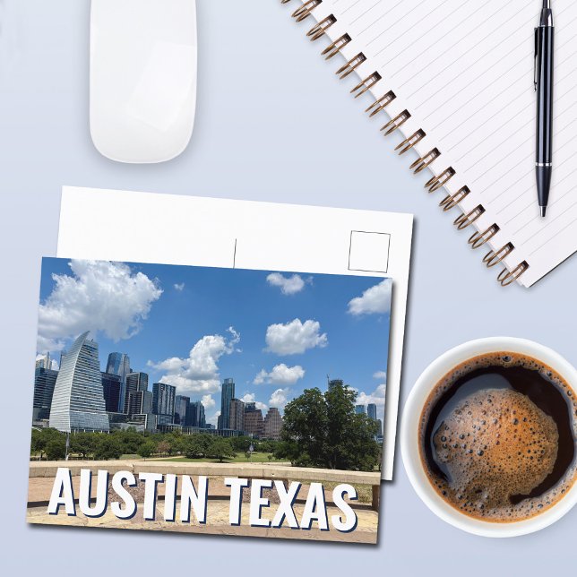 Carte Postale Austin Texas City Skyline Photographie (Créateur téléchargé)