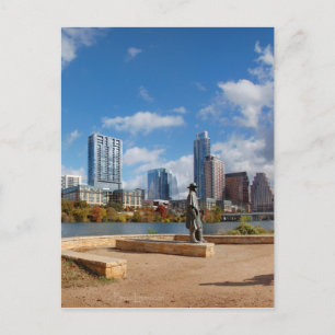 Carte Postale Austin Texas Downtown Skyline - Ladybird Lake