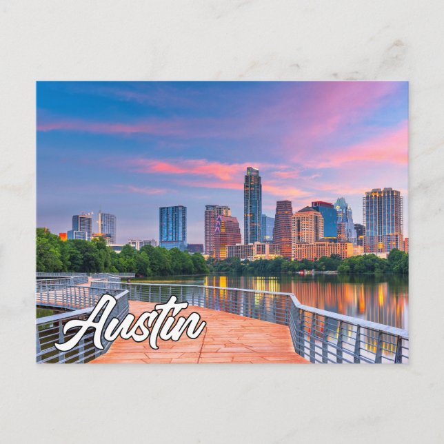 Carte Postale Austin, Texas, États-Unis (Devant)