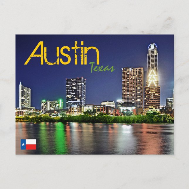 Carte Postale Austin, Texas, États-Unis (Devant)