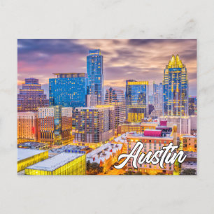 Carte Postale Austin, Texas, États-Unis