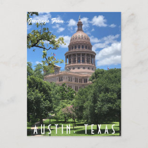 Carte Postale Austin Texas State Capitol