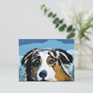 CARTE POSTALE AUSTRALAN SHEPHERD  