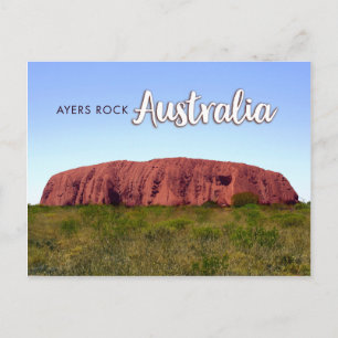 Carte Postale australia ayers rock