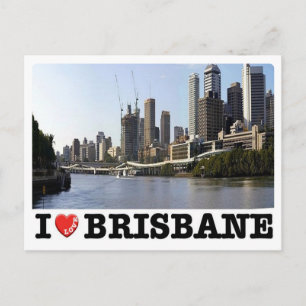 Carte Postale Australie - Brisbane - I Love -