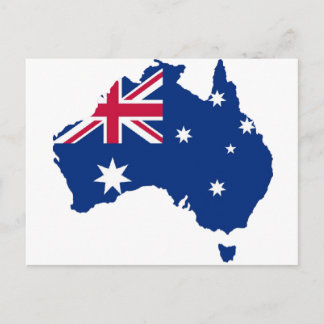 Carte Postale Australie Flagge Australie Style Design