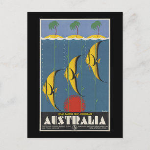 Carte Postale Australie Grande barrière de corail Reef Queenslan