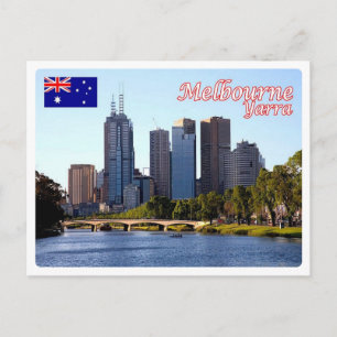 Carte Postale Australie - Melbourne - Yarra River -