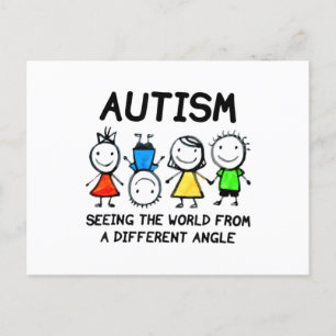 Carte Postale Autism Seeing The World From A