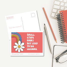Carte postale Auto-Motivation personnalisée