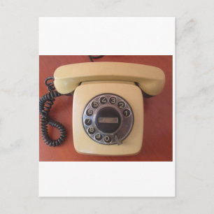 Carte Postale Autocollant de nostalgie de téléphone Inde années