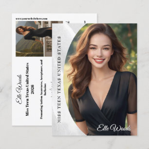 Carte postale Autographique Carte photo de glace m