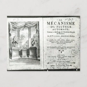 Carte Postale Automatons, illustration du frontispece