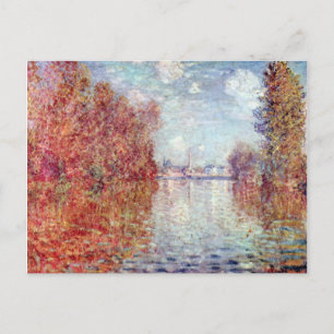 Carte Postale Automne à Argenteuil par Claude Monet
