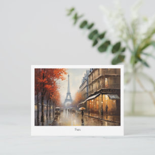 Carte Postale Automne à Paris France