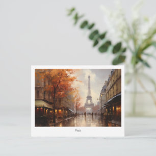 Carte Postale Automne à Paris France