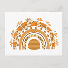 Carte Postale Automne/Automne Arc en arc-en-ciel