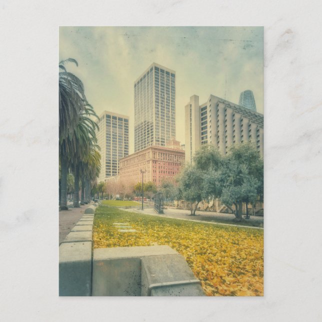 Carte Postale Automne dans la ville (Devant)