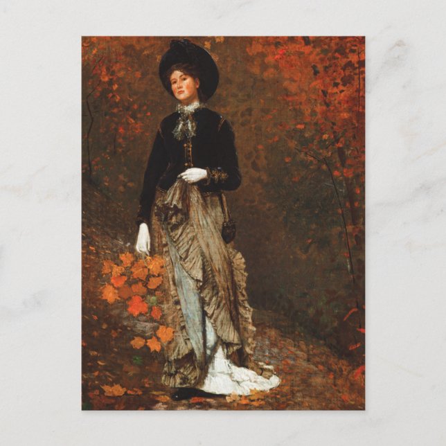 Carte postale Automne Fine Art Winslow Homère (Devant)