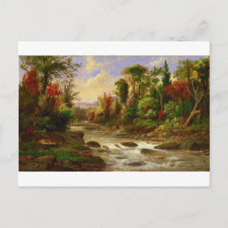 Carte Postale Automne Forêt d'automne Rivière Robert Duncanson D