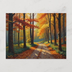 Carte postale Automne Golden Way