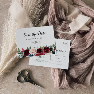 Carte Postale Automne Rustique calligraphie horizontale Enregist