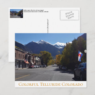 Carte Postale Automne sur Main dans Colorado Telluride Colorado