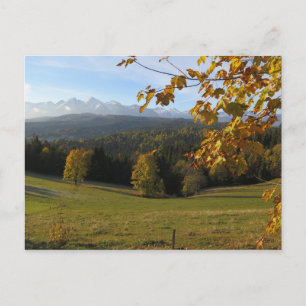 Carte Postale Automne sur Spisz Poster