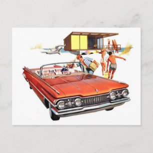 Carte postale automobile classique