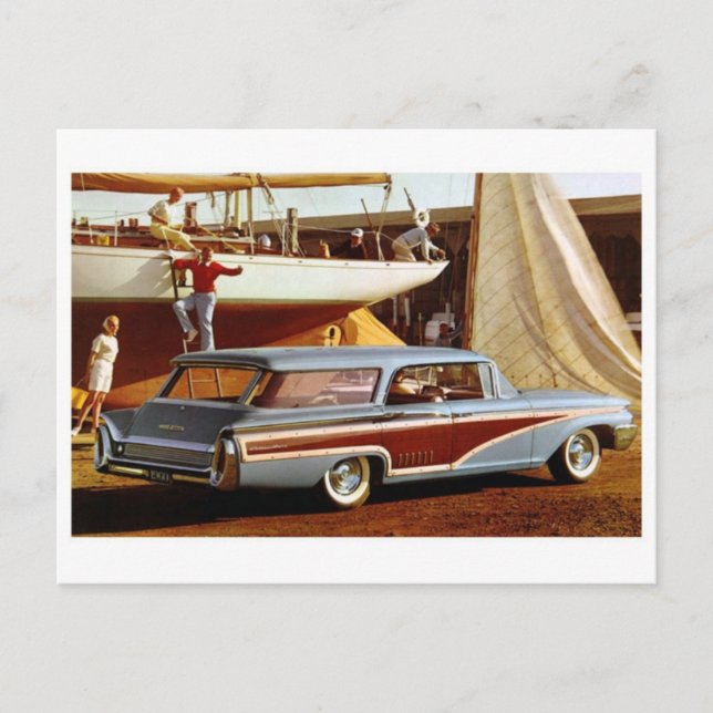 Carte postale automobile classique (Devant)